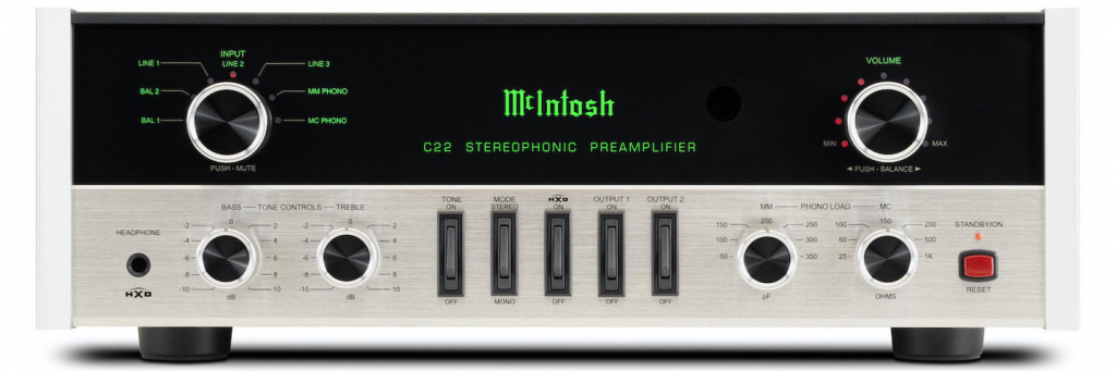 McIntosh C22 Mk V: классический ламповый предусилитель